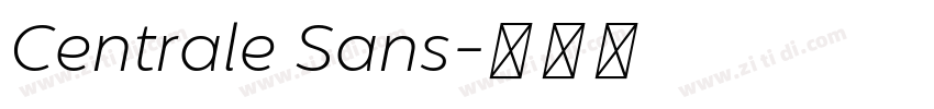 Centrale Sans字体转换